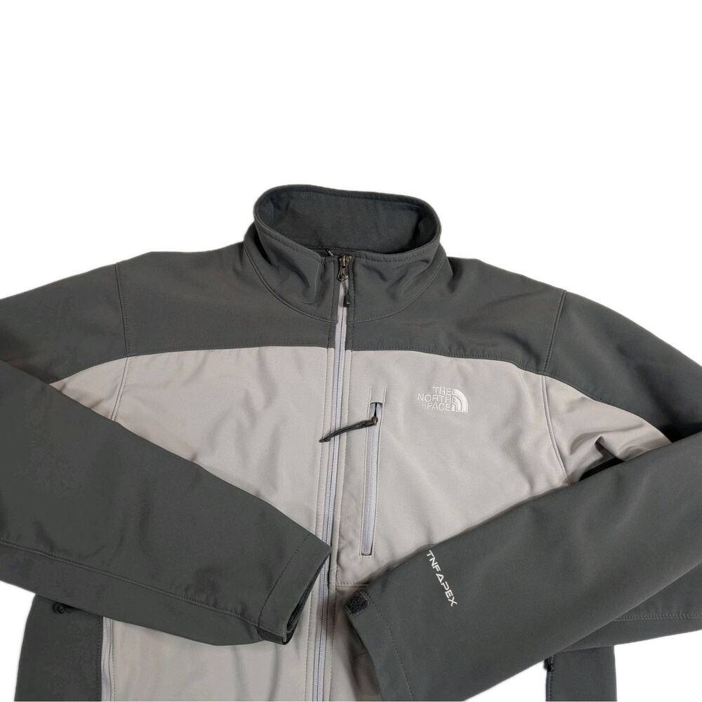 The North Face Men’s TNF Apex Bionic Full Zip Softshell Jacket Large Gray